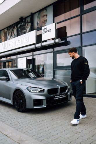 Slávnostné odovzdanie BMW M2 Coupé Rasťovi Zvarovi.