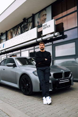 Slávnostné odovzdanie BMW M2 Coupé Rasťovi Zvarovi.