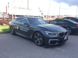 Next 100 years BMW road show.