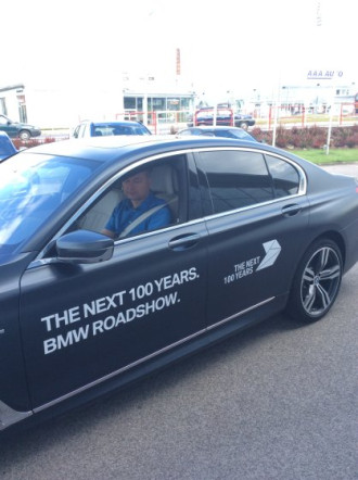 Next 100 years BMW road show.